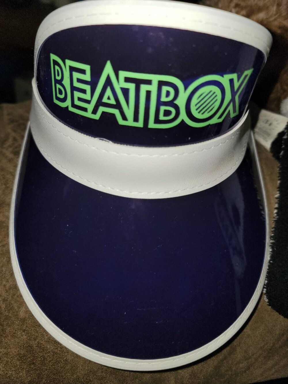 New BEATBOX Beverage Sun Visor Hat The original party punch
